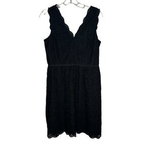 LOFT Dress, Size 6, Black, Lace
